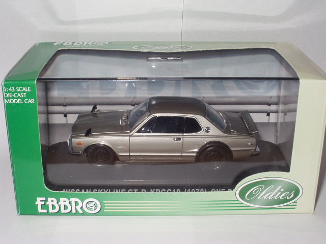 エブロ 日産 スカイライン GT-R KPGC10 1970 ミニカー 1/43