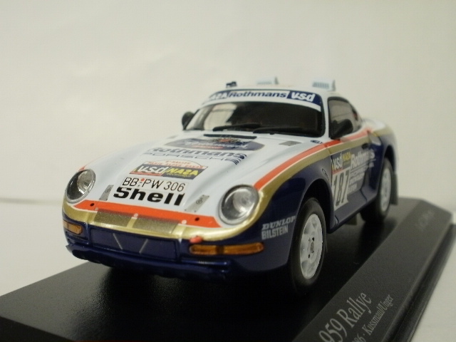 スパーク 1/43 ポルシェ 959 1986 パリ ダカール ラリー #187 R