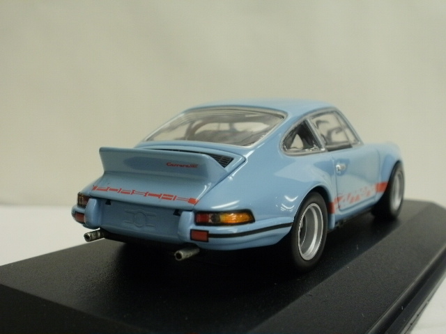 ミニカーショップグローバル - 1/43 ミニチャンプス ポルシェ 911 カレラ RSR 2.8 1973 【ブルー×レッドライン】
