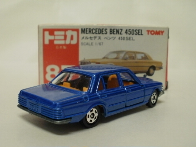 トミカ 87 メルセデス ベンツ 450SEL ≮滥≯