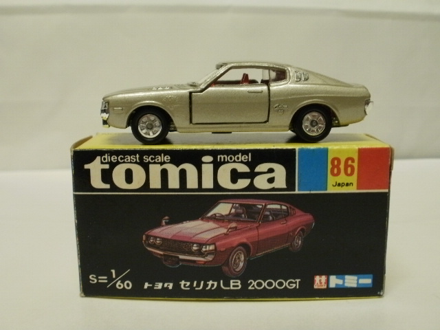 1/60トミカ86トヨタセリカLB2000GT ゴールド 日本製　1E