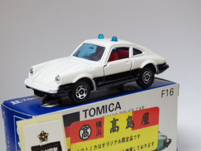 トミカ 外国車シリーズ F16 ポルシェ911S ポリスカー 新潟県警察　日本製