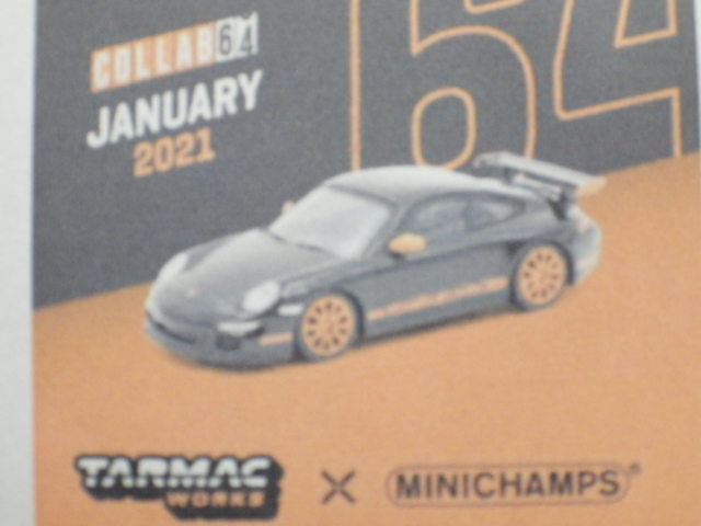 1/64TARMACMINCHAMPSPorsche 911 GT3RS(997) Black