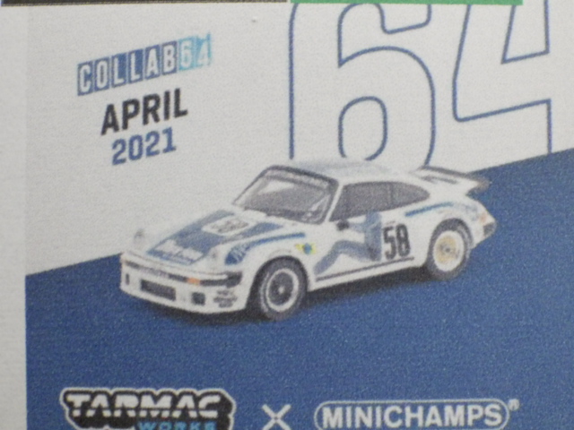 1/64 TARMACMINICHAMPSPorsche 934 24h Le Mans 1977 #58