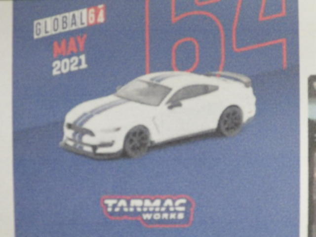 1/64TARMACFord Mustang Shelby GT350RWhite Metallic