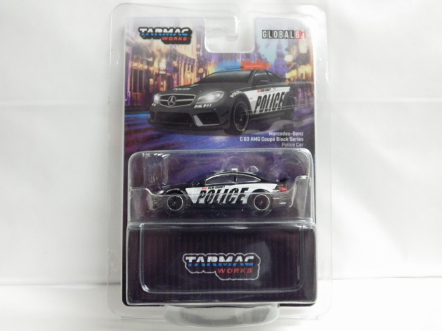 1/64 TARMAC륻ǥ٥ġC63 AMG  lack Series Police Car