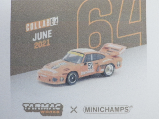 1/64 TARMACMINICHAMPSPorsche 935/77 DRM Zolder Bergischer Lowe 1977 Winner