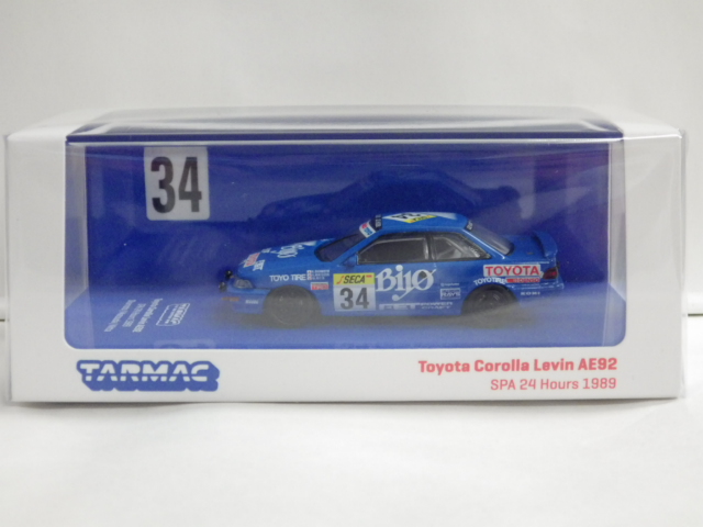 1/64 TARMACToyota Corolla Levin AE92SPA24 Hours 1989