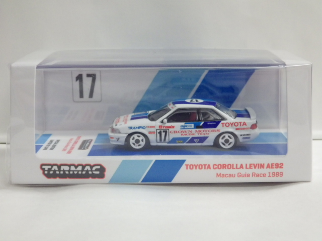 1/64TARMAC Toyota Corolla Levin AE92 Macau Guia Race 1989