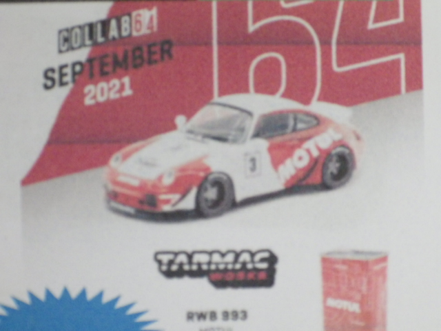 1/64 TARMAC RWB 993 Motul With metal oil can ̥ѥå