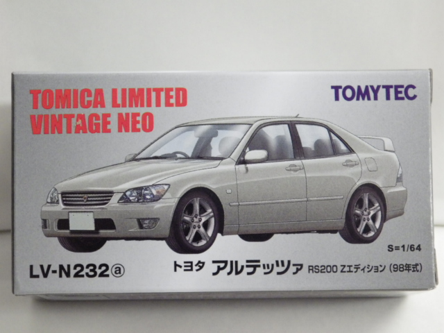 ミニカーショップグローバル - 1/64 トミカリミテッドヴィンテージNEO トヨタ アルテッツァRS200 Zエディション 【銀】