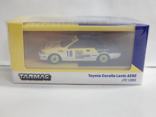 1/64 TARMAC Toyota Corolla Levin AE92 JTC 1993
