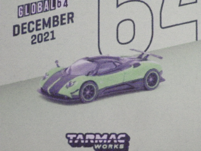 1/64 TARMAC Pagani Zonda Cinqe Verde Firenze