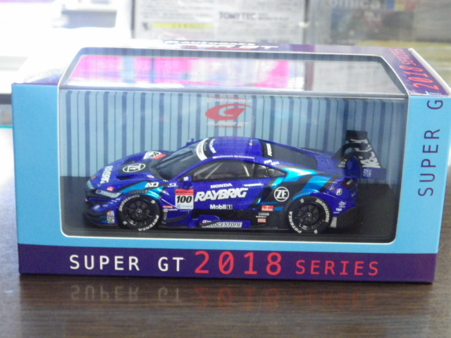 1/43 エブロ　レイブリック　NSX-GT　スーパーGT500  2018 #100