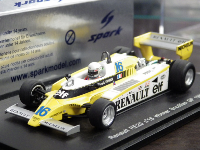 1/43 ѡΡRE20 ֥饸GPͥ 1980 R.̡ #16