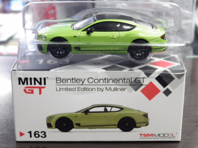 ミニカーショップグローバル 1/64 MINIGT 163 ベントレー コンチネンタル GT【右ハンドル】