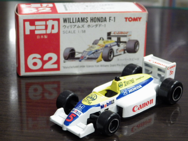 トミカ　62 ウィリアムズ　ホンダ　F1