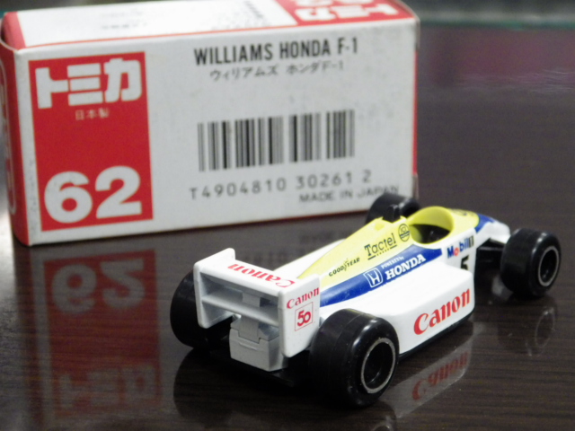 トミカ　62 ウィリアムズ　ホンダ　F1