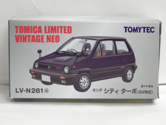 ミニカーショップグローバル - 1/64 トミカリミテッドヴィンテージ NEO LV-N261a ホンダ シティターボ 1982年式【黒】