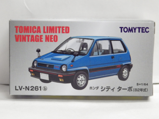 1/64 トミカリミテッドヴィンテージ NEO LV-N261b ホンダ　シティターボ　1982年式【青】
