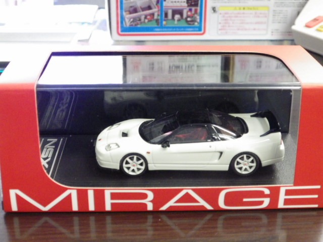 1/43 hpi MIRAGE　ホンダ　NSX-R　【チャンピオンシップホワイト】