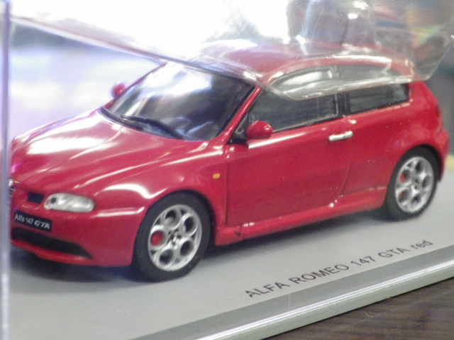 Racing43 1/43 Alfa 147 GTA レッド 完成品 - ミニカー