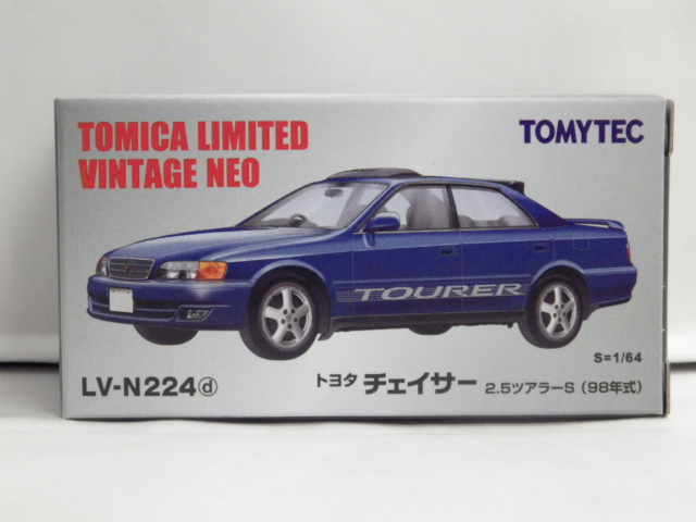 訳ありセール トミカ リミテッド ヴィンテージ ネオ トヨタ チェイサー 2.5 ツアラーV 98年式 LV-N224a 64 ミニカー 6代目  X100系 白色 ホワイト