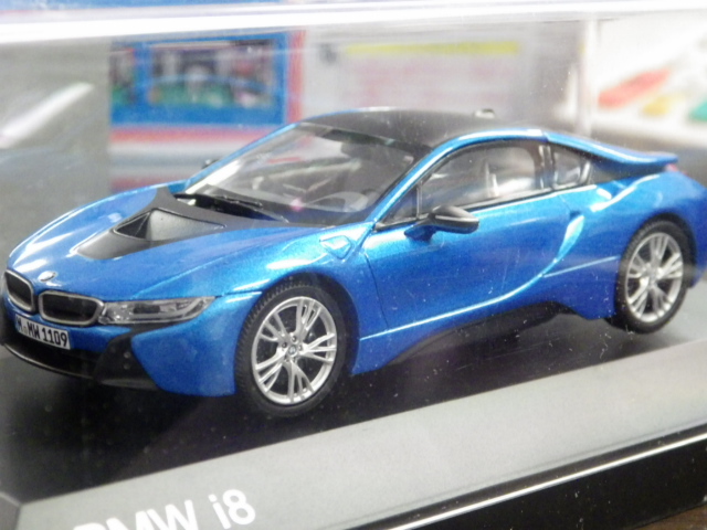 1/43 ѥ饴BMWi8 Protonic Blue+frozen grey