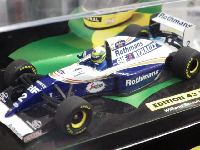 1/43 ミニチャンプス　セナコレクション　ウィリアムズルノー　FW16 A.セナ 1994 【ロスマンズ仕様】