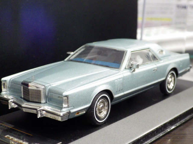 1/43 PremiumX　リンカーン　コンチネンタル　MK.�ダイヤモンドエディション　1979【メタリックブルー】