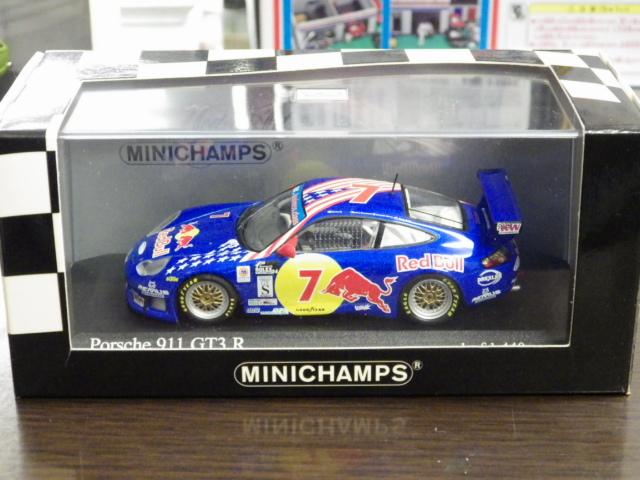 1/43 ߥ˥ץݥ륷911 GT3Rǥȥ24h 2002 #7 ڥåɥ֥