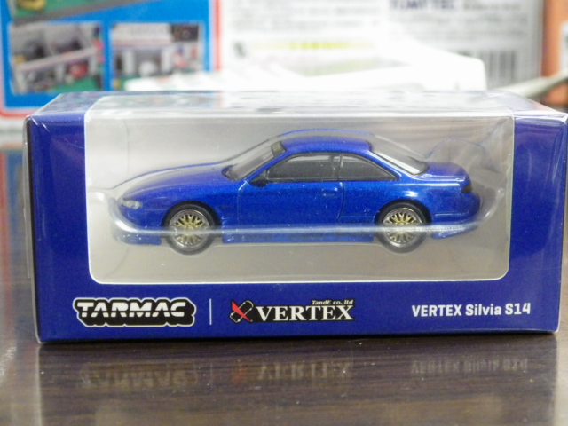 1/64 TARMAC VERTEX Silvia S14 ブルーメタ