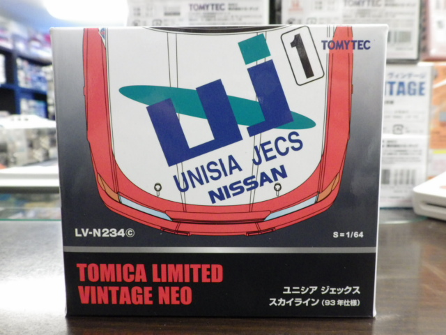 1/64 トミカリミテッドヴィンテージ NEO LV-N234c ユニシア ジェックス スカイライン #1 (93年仕様)