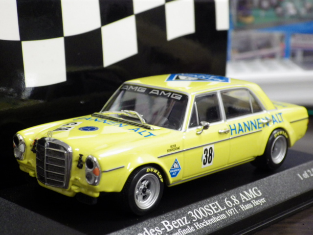 1/43 ߥ˥ץ륻ǥ ٥ 300SEL 6.8 AMG  AvD/MHSTC ۥåϥ1971 #38ڥۡ