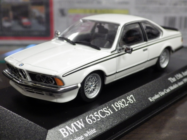 1/43 ミニチャンプス×京商 BMW 635CSi 1982‐87 【Alpine white】