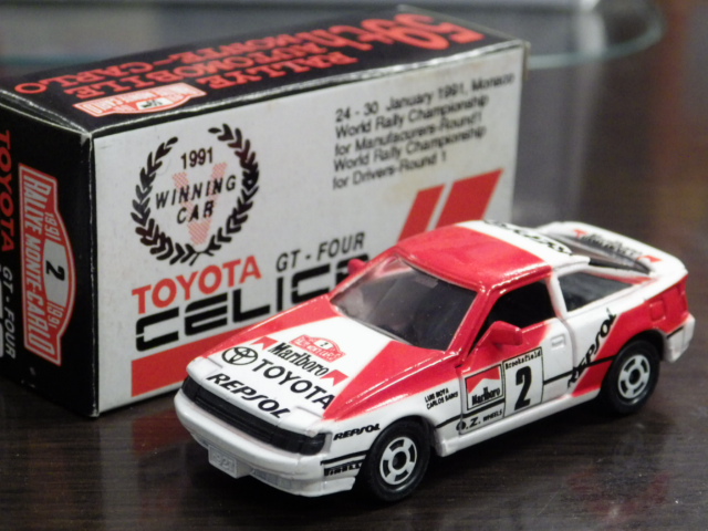 トミカ ガリバー特注 トヨタセリカ モンテカルロラリー仕様 シール未貼 - メルカリ