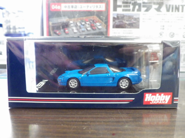 1/64 ホビージャパン Honda NSX Coupe  with Engine Display Model PHOENIX BLUE