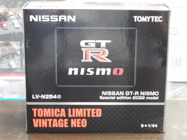 1/64 トミカリミテットヴィンテージNEO LV-N254c 日産 GT-R NISMO Special edition 2022model【黒】 1/64 トミカリミテットヴィンテージNEO LV-N254c 日産 GT-R NISMO Special edition 2022model【黒】