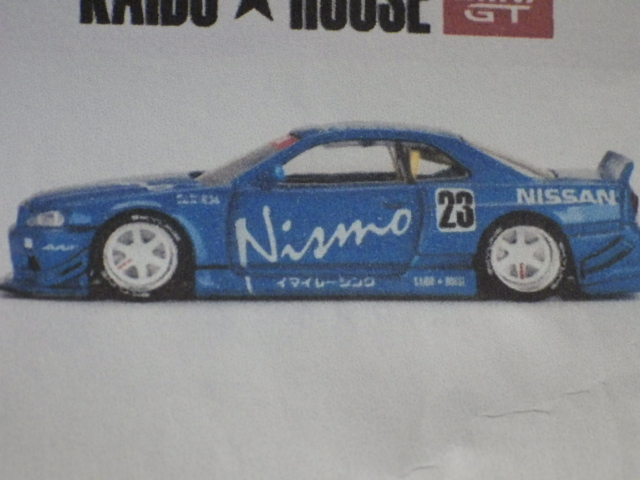 1/64 MINI GT KHMG055 日産 スカイライン GT-R R34 Kaido Works V3【右ハンドル仕様】