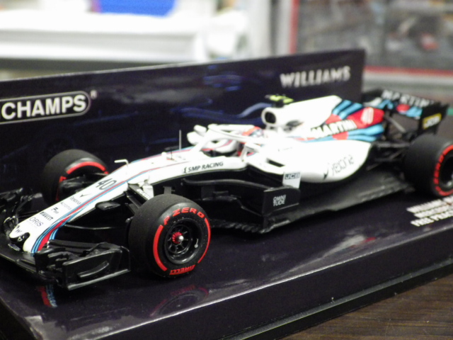 1/43 ミニチャンプス ウィリアムズ マルティニ レーシング メルセデス FW41 R.クビサ 2018 フリープラクティススペインGP #40