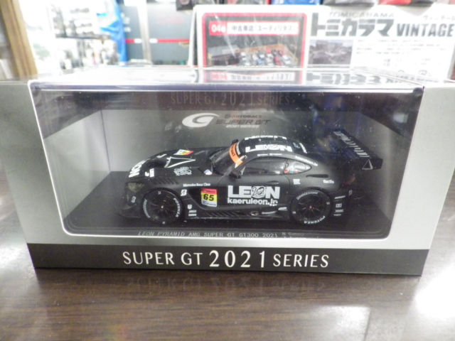1/43 エブロ LEON PYRAMID AMG SUPER GT GT300 2021 #65