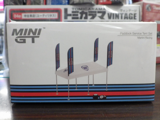 1/64 MINI GT AC16 パドック サービス テントセット マルティニレーシング