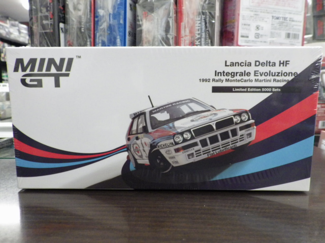 1/64 MINI GT ランチア デルタ HF インテグラーレ モンテカルロラリー 1992 合計4台セット 限定5000pcs