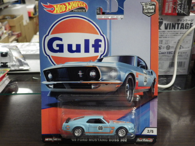 Hotwheels '69 フォード マスタング ボス 302 #69【Gulf】
