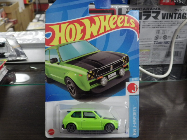Hotwheels '73 ホンダ シビック カスタム 【グリーン】