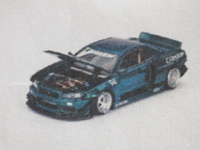 1/64 MINI GT KHMG074 Kaido Works GReddy V1  饤 GT-R (R34) ϥɥ #94 ڥ꡼᥿å