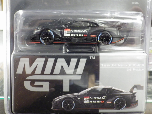 1/64 MINI GT 日本限定 日産 GT-R Nismo GT500 SUPER GT2021 プロトタイプ 左ハンドル #230