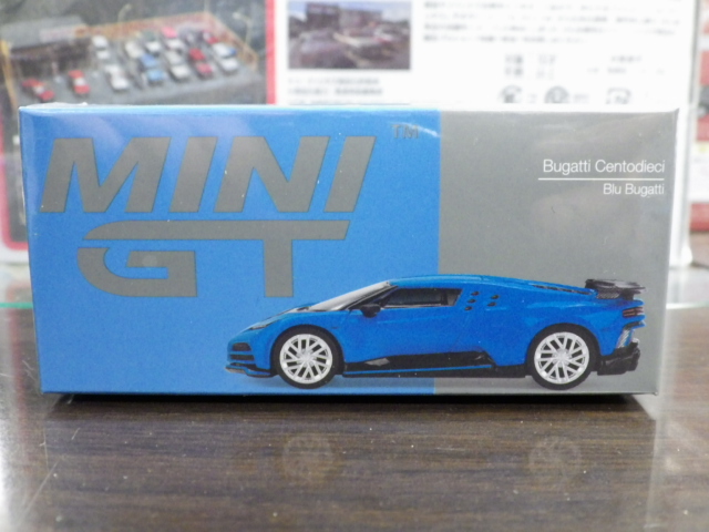 1/64 MINI GT 586 ブガッティ チェントディエチ ブガッティ ブルー 左ハンドル仕様 1/64 MINI GT 586 ブガッティ チェントディエチ ブガッティ ブルー 左ハンドル仕様