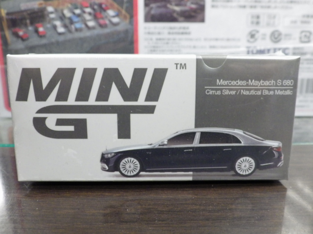 1/64 MINI GT 516 メルセデス マイバッハ S680 シーラスシルバーノーティカルブルーメタリック 左ハンドル仕様 1/64 MINI GT 516 メルセデス マイバッハ S680 シーラスシルバーノーティカルブルーメタリック 左ハンドル仕様