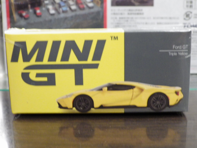 1/64 MINI GT 613 フォード GT トリプルイエロー 左ハンドル仕様 1/64 MINI GT 613 フォード GT トリプルイエロー 左ハンドル仕様